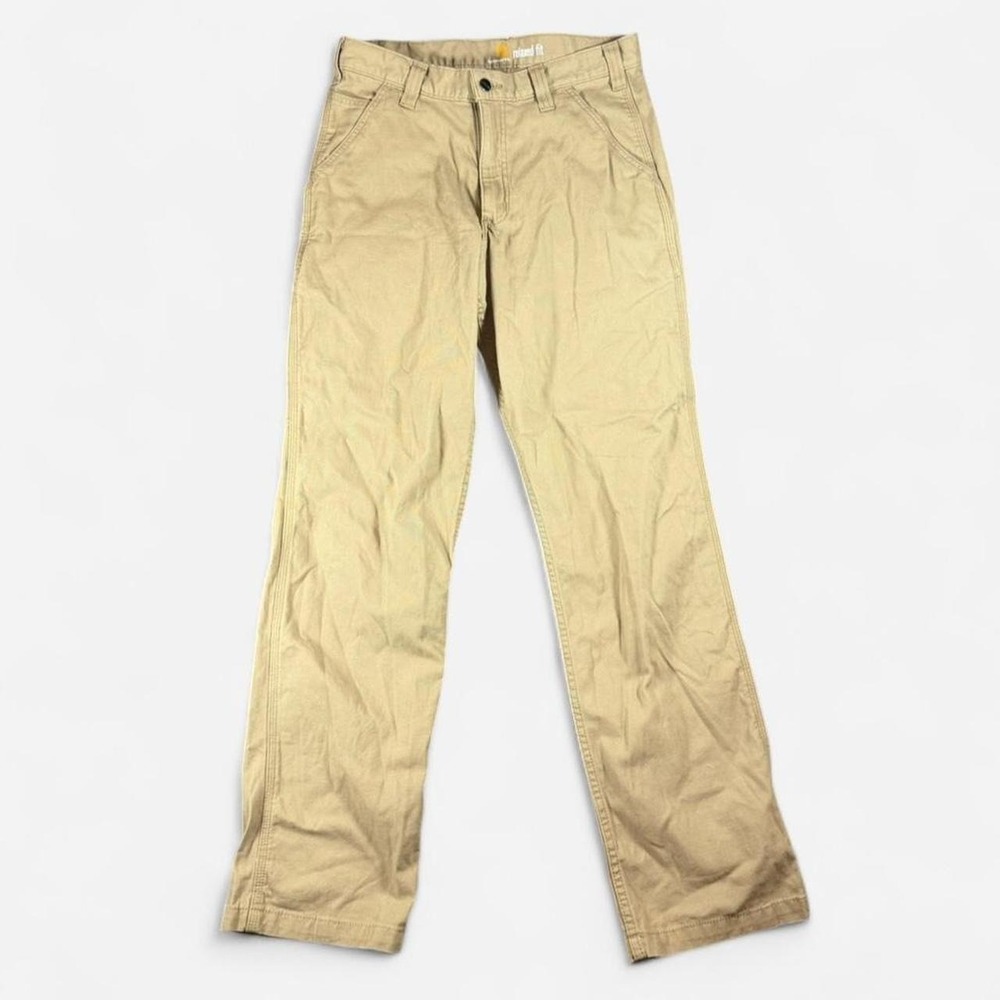 NWT Carhartt Rugged‎ Flex Relaxed Fit  Brown Utility Work Pants Mens Size 32x34